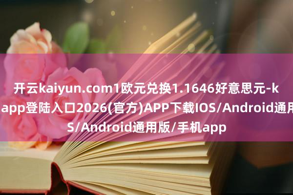 开云kaiyun.com1欧元兑换1.1646好意思元-kai云体育网页app登陆入口2026(官方)APP下载IOS/Android通用版/手机app